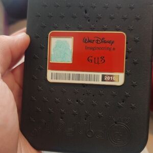 Walt Disney Imagineering Red Name Badge Pin (Gus) Pin, LE 300!